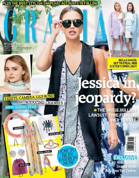 Jessica Alba, Grazia Magazine 22 September 2015 Cover Photo - United