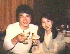 Feng-Jiao Lin and Jackie Chan