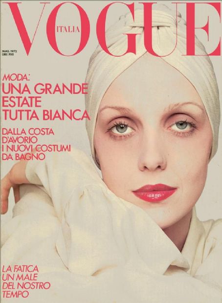 Donna Mitchell, Vogue Magazine May 1972 Cover Photo - Italy