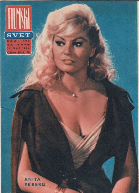 Anita Ekberg - Filmski svet Magazine [Yugoslavia (Serbia and Montenegro)] (21 May 1964)