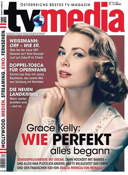 Grace Kelly - TV Media Magazine Cover [Austria] (21 August 2021)