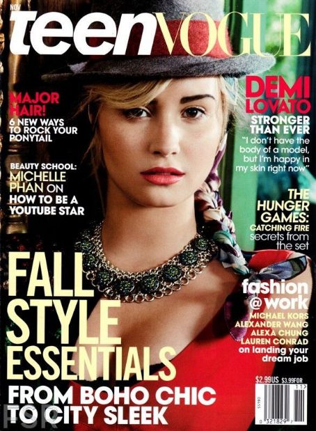 Demi Lovato Magazine Cover Photos - List of magazine covers featuring ...