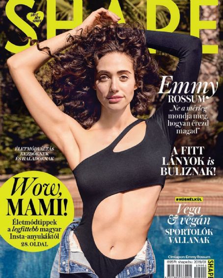Emmy Rossum - Shape Magazine Cover [Hungary] (February 2019)