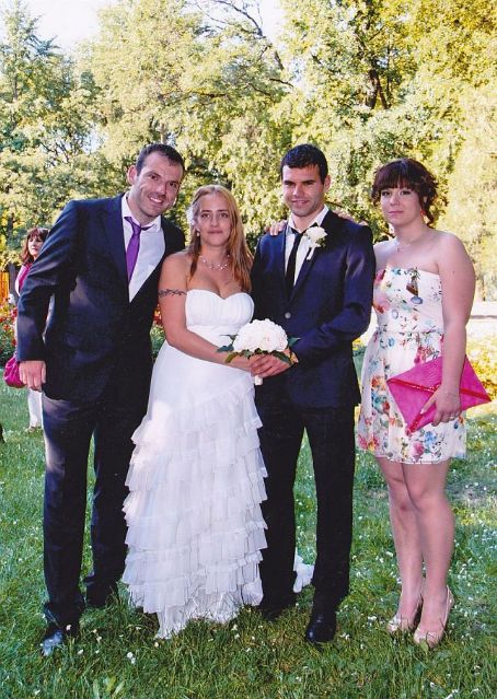 Nemanja Nikolić (footballer born 1987) and Nóra Csécs - Marriage