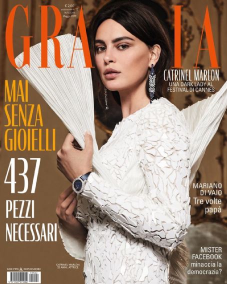 Catrinel Marlon, Grazia Magazine 16 May 2019 Cover Photo - Italy