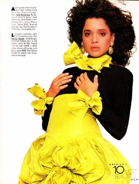 Lisa Bonet - Harpers Bazaar Magazine Pictorial [United States] (September 1987)