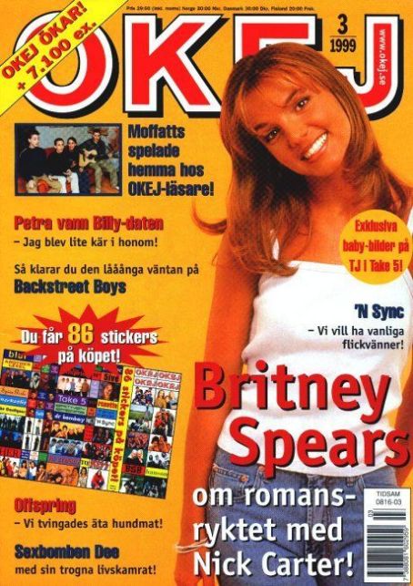 Britney Spears - Okej Magazine Cover [Sweden] (March 1999)