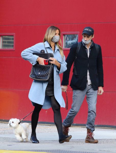 Kelly Bensimon Out with boyfriend Nick Stefanov in New York