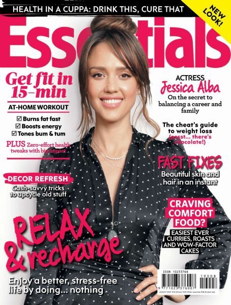 Jessica Alba, Essentials Magazine August 2019 Cover Photo - South Africa