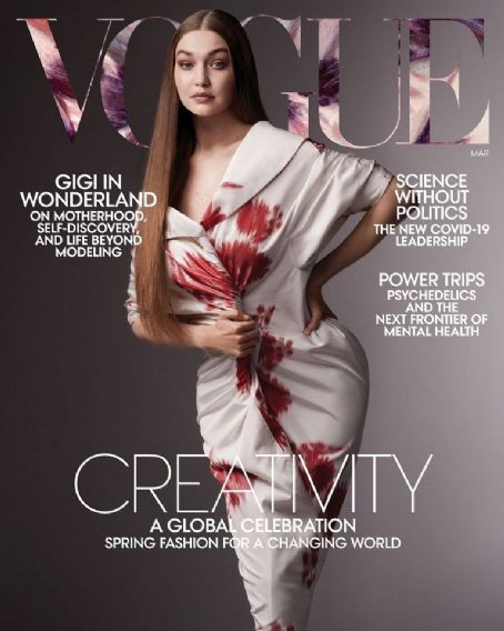 Gigi Hadid - Vogue Magazine Cover [United States] (March 2021)
