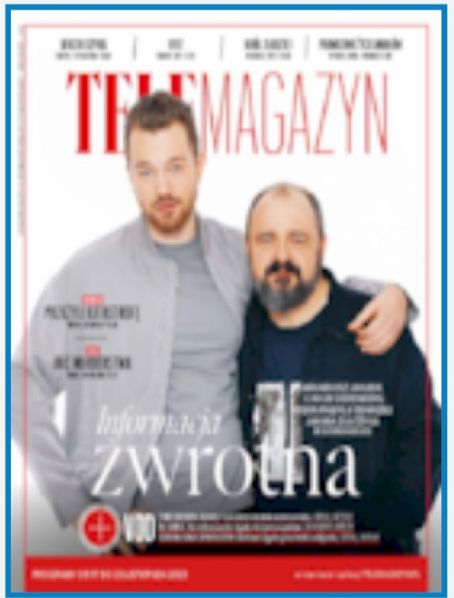 Arkadiusz Jakubik, Tele Magazyn Magazine 17 November 2023 Cover Photo ...