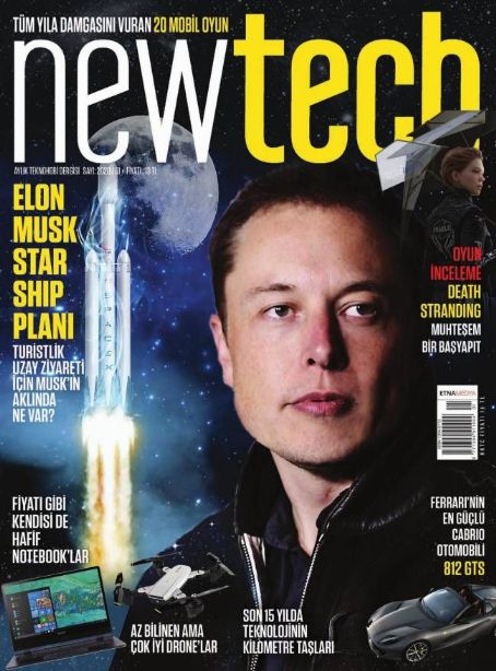 Elon Musk - NewTech Magazine Cover [Turkey] (January 2020)