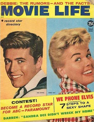 Doris Day, Movie Life Magazine May 1959 Cover Photo - United States