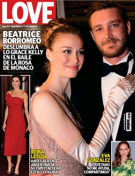 Beatrice Borromeo and Pierre Casiraghi LOVE Magazine Cover