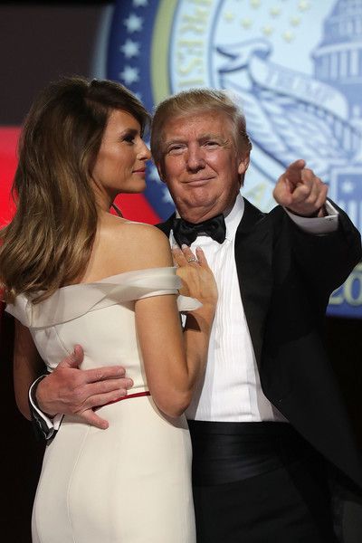 President Donald Trump and first lady Melania Trump address the Freedom ...