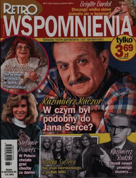 Kazimierz Kaczor - Retro Wspomnienia Magazine Cover [Poland] (November 2024)