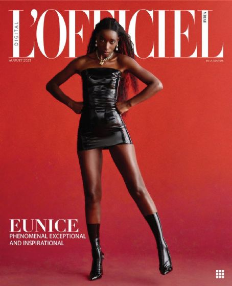 Eunice Olumide, L'Officiel Magazine August 2023 Cover Photo - India