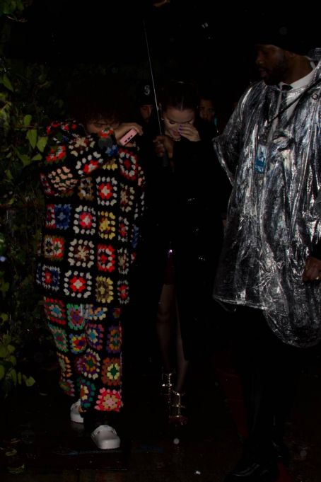 Selena Gomez – With Benny Blanco at Gucci’s Grammys After-Party at Chateau Marmont in LA