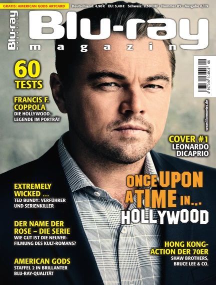 Leonardo DiCaprio - Blu ray Magazine Cover [Germany] (June 2019)