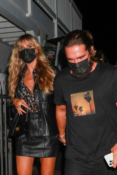 Heidi Klum – With husband Tom Kaulitz seen at E Baldi Restaurant in Santa Monica