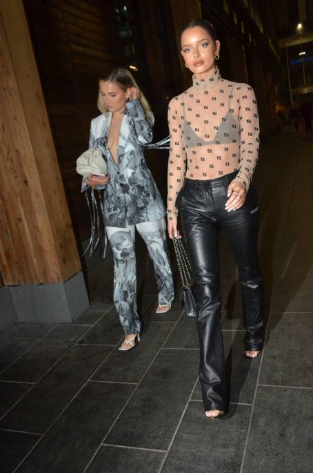 Molly-Mae Hague and Maura Higgins - Leave The Ivy Restaurant in Manchester  05/19/2021 • CelebMafia
