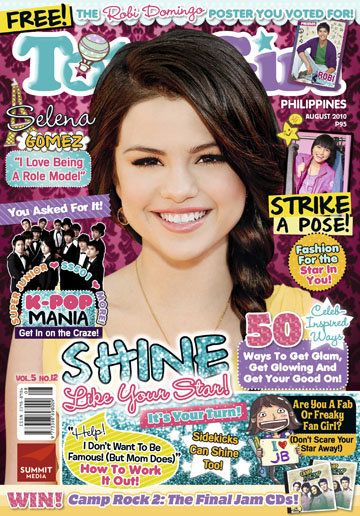 Selena Gomez, Total Girl Magazine August 2010 Cover Photo - Philippines