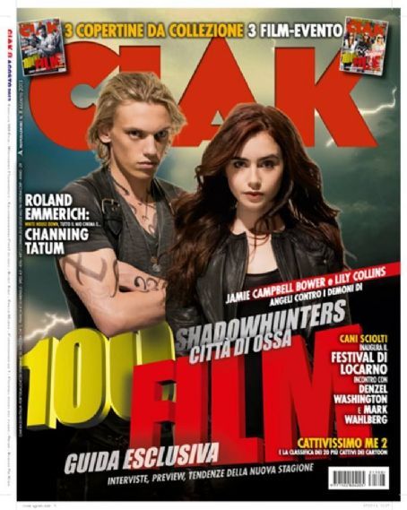 Jamie Campbell Bower, Lily Collins, The Mortal Instruments: City of