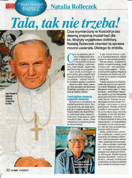 Pope John Paul II - Dobry Tydzień Magazine Pictorial [Poland] (20 January 2025)