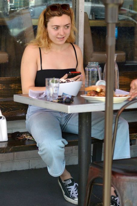 Peyton List – With Jacob Bertrand seen after having brunch together in Los Angeles