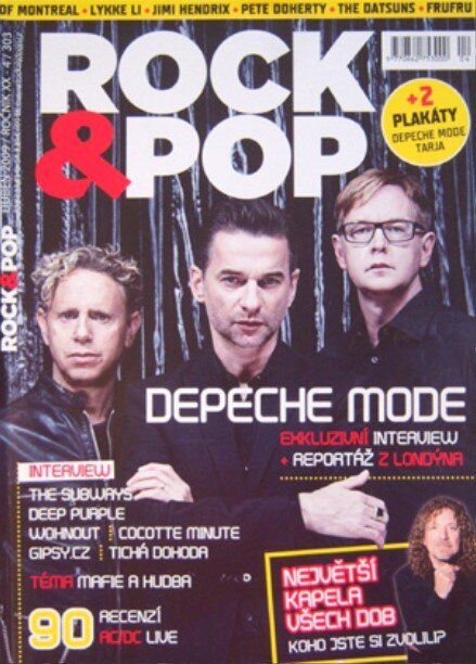 Rock & Pop Magazine Cover [Czech Republic] (April 2009)