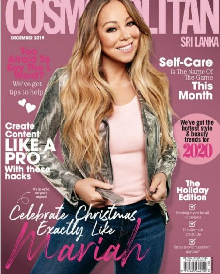 Mariah Carey, Cosmopolitan Magazine December 2019 Cover Photo - Sri Lanka