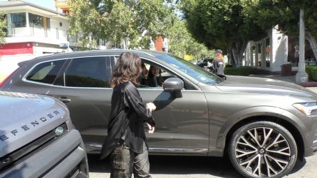 Lily Collins – Seen on Melrose Place in West Hollywood