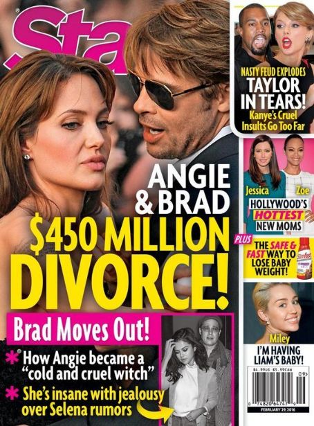 Angelina Jolie, Brad Pitt, Angelina Jolie And Brad Pitt, Star Magazine ...