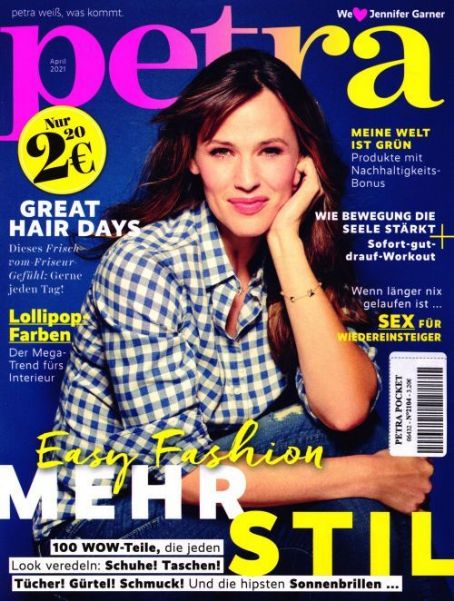 Jennifer Garner - Petra Magazine Cover [Germany] (April 2021)
