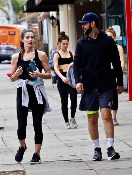 Ashley Greene – On her way to morning gym session in Studio City