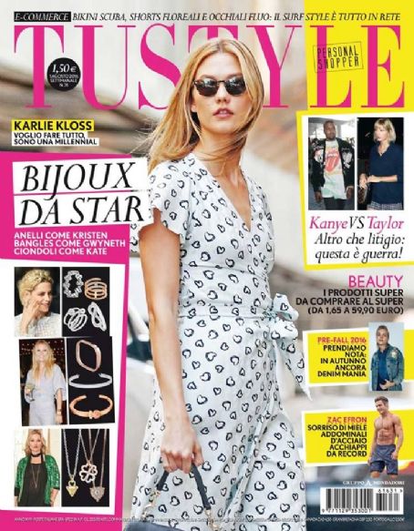 Karlie Kloss, Tu Style Magazine 01 August 2016 Cover Photo - Italy