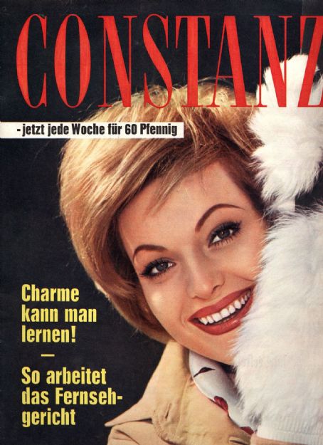 Sabine Sesselmann, Constanze Magazine February 1962 Cover Photo - West ...