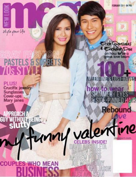 Erich Gonzales, Enchong Dee - Meg Magazine Cover [Philippines] (February 2011)