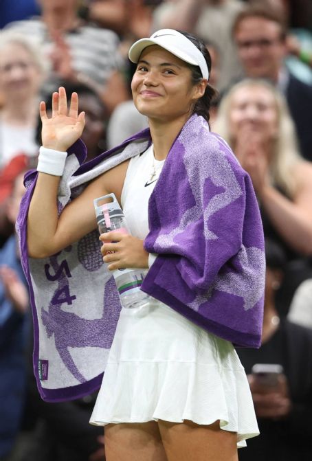 Emma Raducanu – Match Against Maria Sakkari At Wimbledon 2024 – London ...