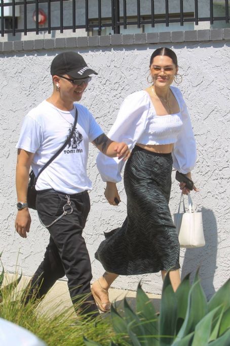 Jessie J – With her boyfriend Max Pham at Crossroads Kitchen in West Hollywood