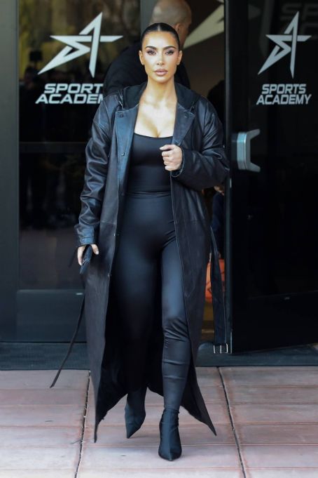 Kim Kardashian – Attending Saint’s basketball game at Mamba Academy in Los Angeles
