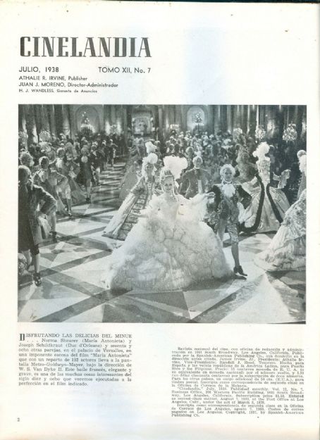 Norma Shearer - Cinelandia Magazine Pictorial [Argentina] (July 1938)