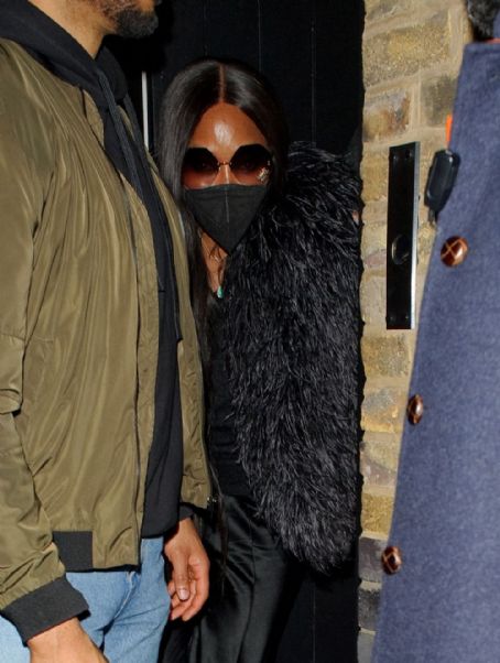 NAOMI CAMPBELL Leaves Chiltern Firehouse in London 05/07/2022