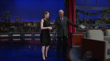 Emma Stone - Late Show with David Letterman