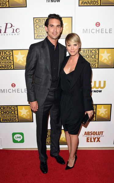 Kaley Cuoco and Ryan Sweeting: Arrivals at the Critics' Choice Television Awards