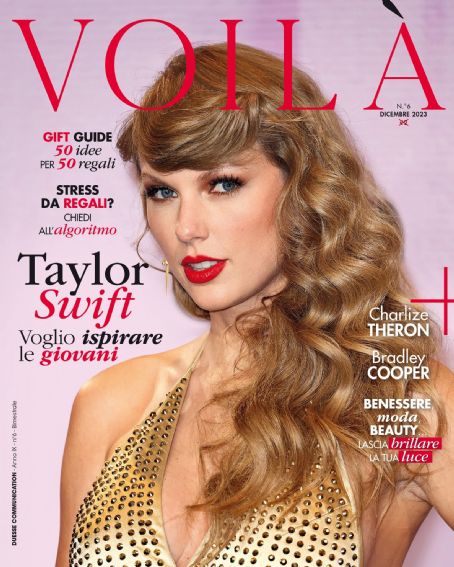 Taylor Swift, Voila Magazine December 2023 Cover Photo - Italy