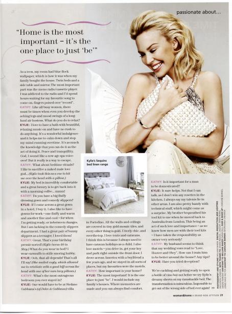 Kylie Minogue - Woman & Home Magazine March 2008 | Kylie Minogue ...