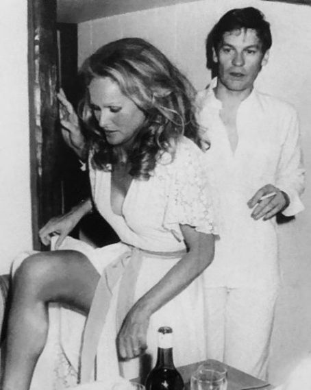 Helmut Berger and Ursula Andress