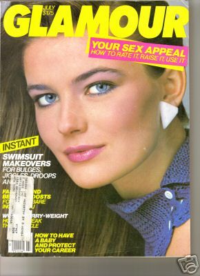 Paulina Porizkova, Glamour Magazine September 1983 Cover Photo - United ...