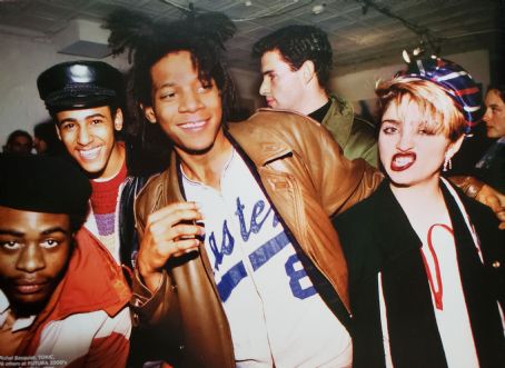 Jean-Michel Basquiat and Madonna
